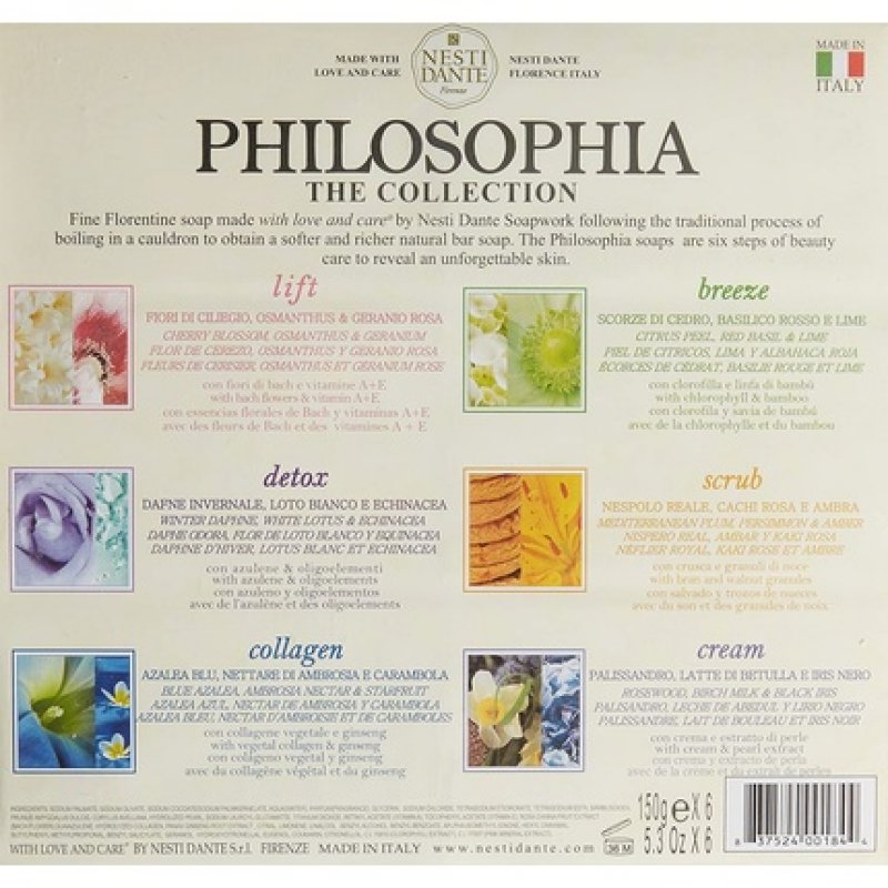 PHILOSOPHIA - assortment of 6 fragrances KIT COLLECTION 6 x 150g