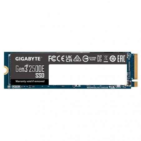 Gigabyte Gen3 2500E SSD 2TB M.2 2 To PCI Express 3.0 3D NAND NVMe