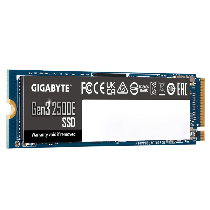 Gigabyte Gen3 2500E SSD 2TB M.2 PCI Express 3.0 3D NAND NVMe