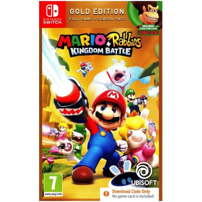 Mario Rabbids Kingdom Battle (Gold Edition) (Code in Box)