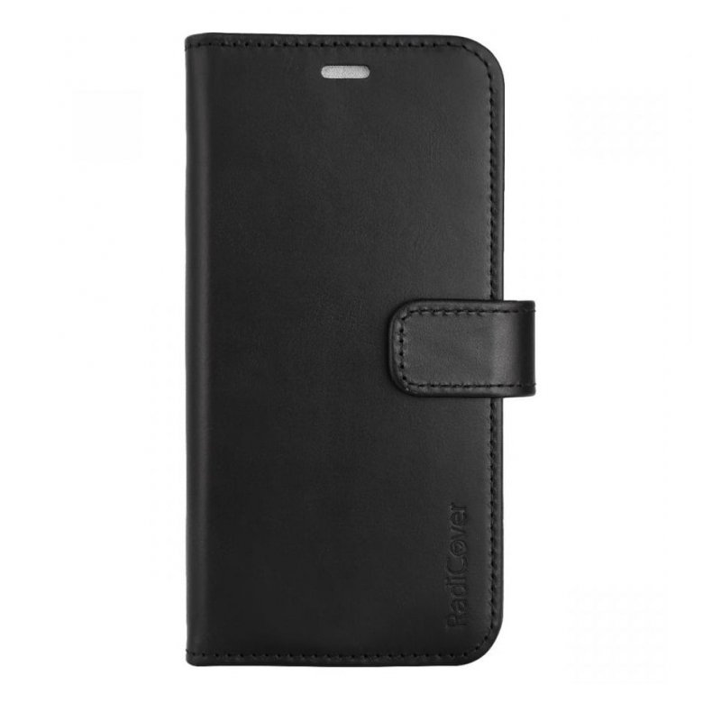 RadiCover - Radiation Protection Wallet Vegan Leather 2in1 iPhone 14 Exclusive Black