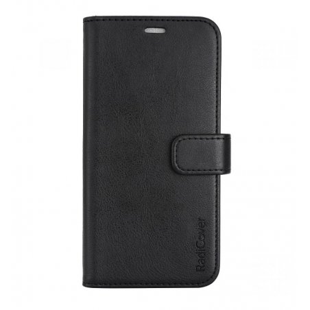 RadiCover - Radiation Protection Wallet Vegan Leather iPhone 14 Flipcover Black