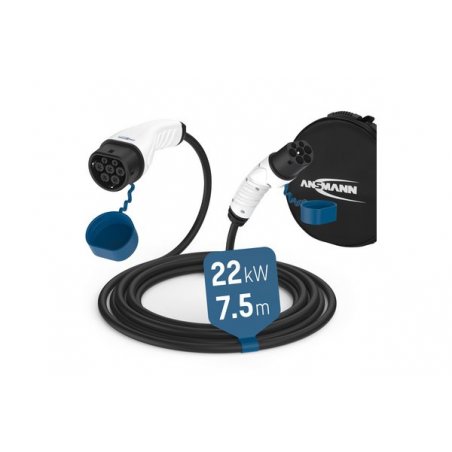EV charging cable Type 2 22KW - 7.5m