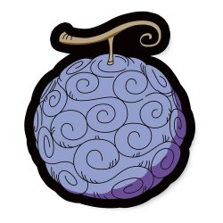 One Piece oreiller Gomu Gomu no Mi 45 cm