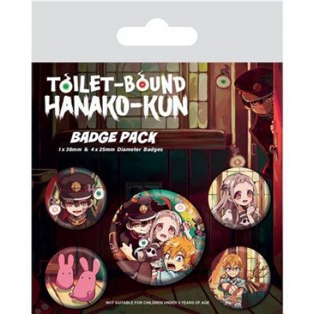 TOILET BOUND HANAKO-KUN - Personnages - Pack 5 Badges