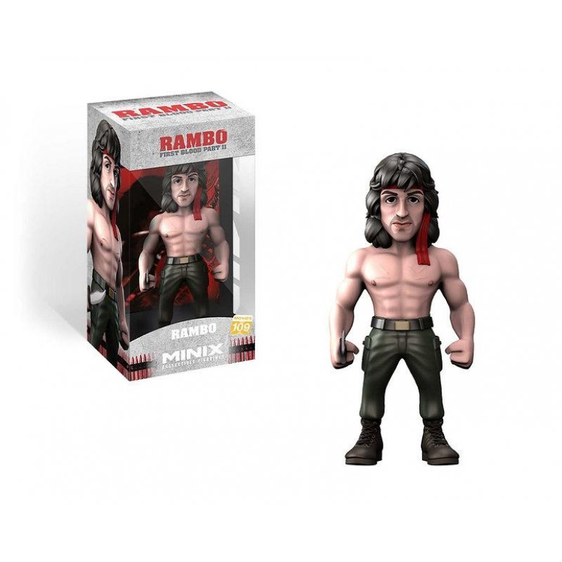 RAMBO - Rambo avec Bandana - Figurine Minix 12cm