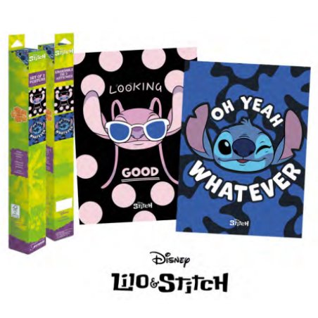 LILO & STITCH - Stitch & Angel - Set 2 Posters 52 x 38cm