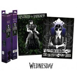 MERCREDI - Mercredi Addams - Set 2 Posters 52 x 38cm