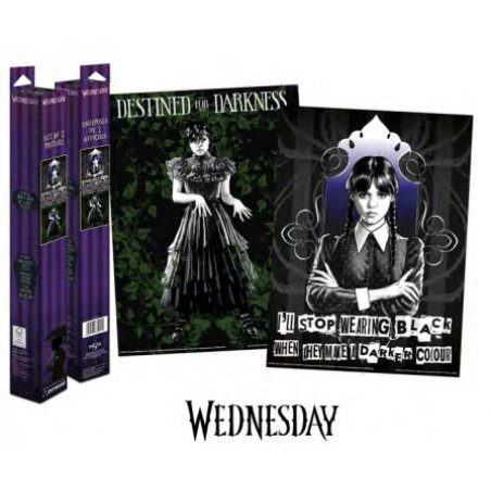 MERCREDI - Mercredi Addams - Set 2 Posters 52 x 38cm