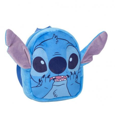 STITCH & ANGEL - Sac à Dos Peluche Enfant - 22x18x8cm