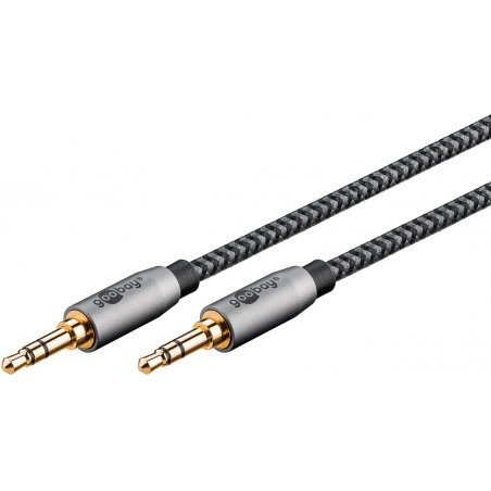 Goobay 65274 audio cable 2 m 3.5mm TRS Grey