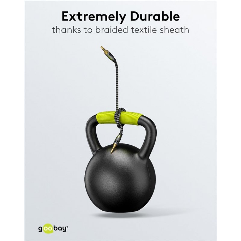 Goobay Plus Audioverbindungskabel 3,5mm Stereo, 3.0m