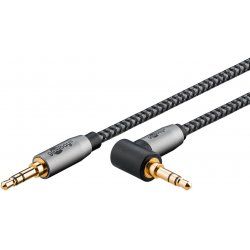 Goobay 65277 audio cable 0.5 m 3.5mm TRS Grey