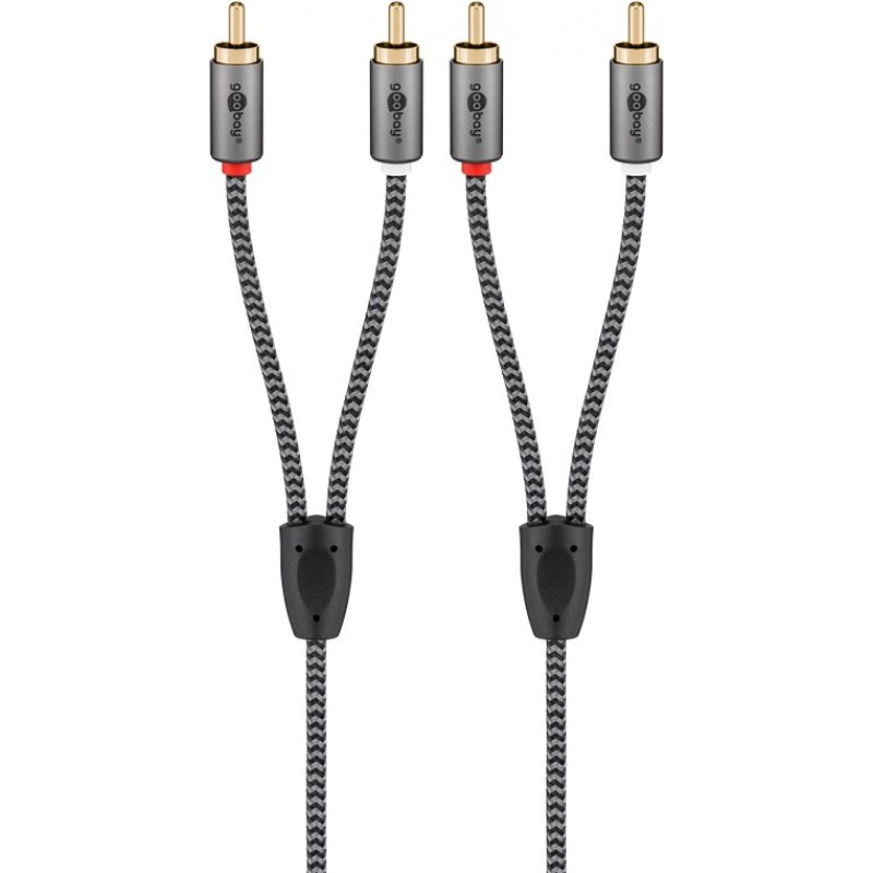 Goobay Plus Stereo-Cinchkabel, 3.0 m