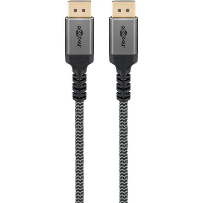 Goobay 65265 câble DisplayPort 2 m Gris