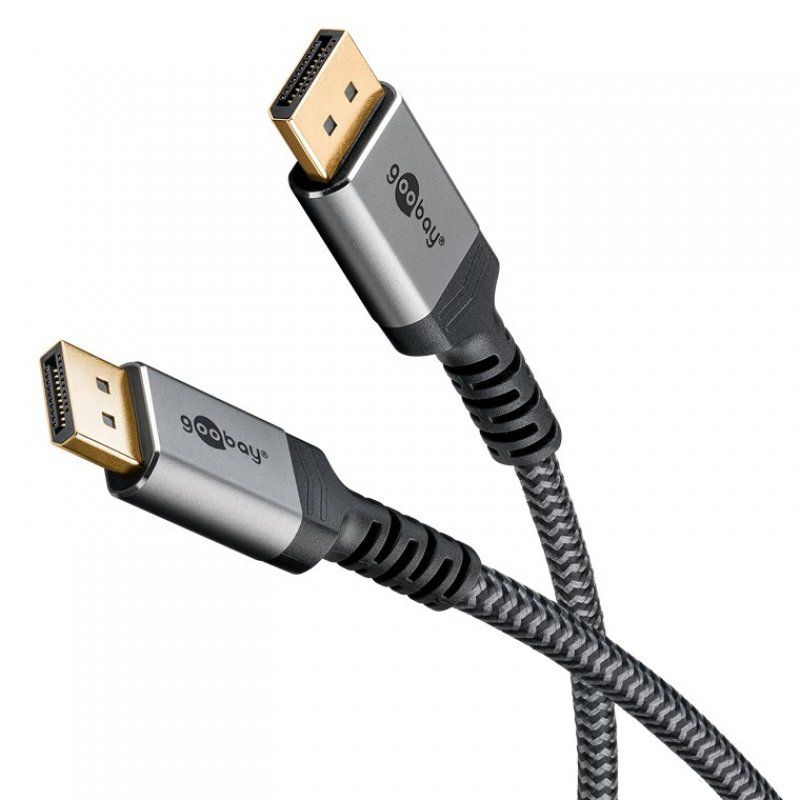 Goobay 65270 câble vidéo et adaptateur 3 m DisplayPort HDMI Gris