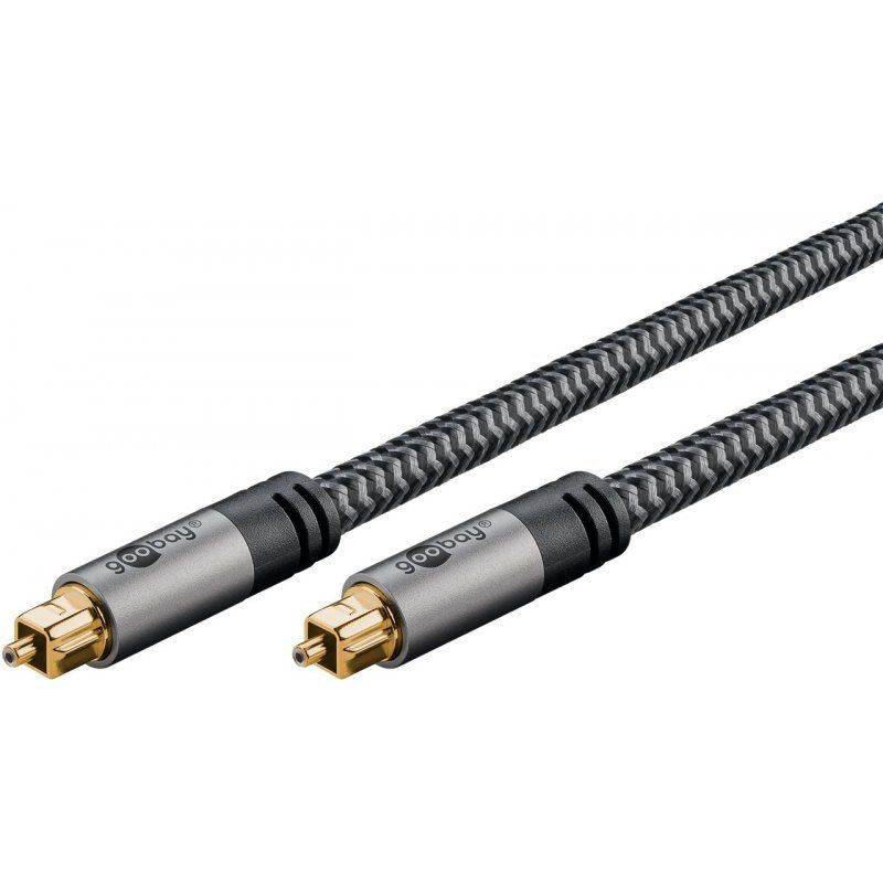 Goobay 65307 audio cable 5 m TOSLINK Black, Silver