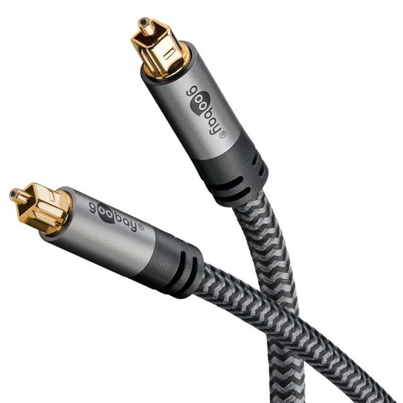 Goobay 65307 audio cable 5 m TOSLINK Black, Silver