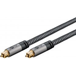 Goobay 65305 audio cable 2 m TOSLINK Black, Silver