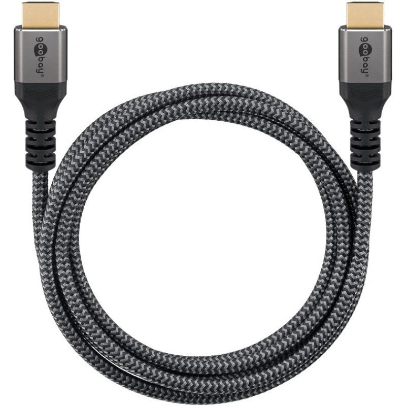 Goobay 65263 câble HDMI 5 m HDMI Type A (Standard) Gris