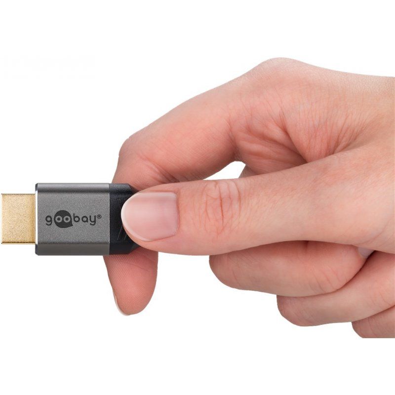 Goobay 65263 câble HDMI 5 m HDMI Type A (Standard) Gris