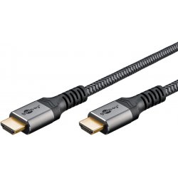 Goobay 65261 HDMI cable 2 m HDMI Type A (Standard) Grey