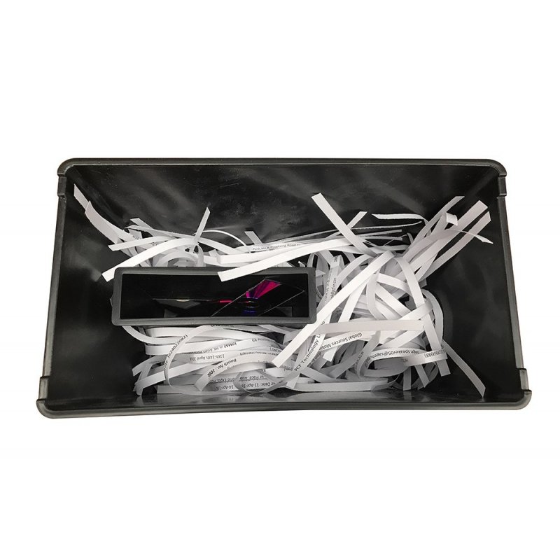 Destructeurs de documents Media-Tech MT215 avec panier (Noir)