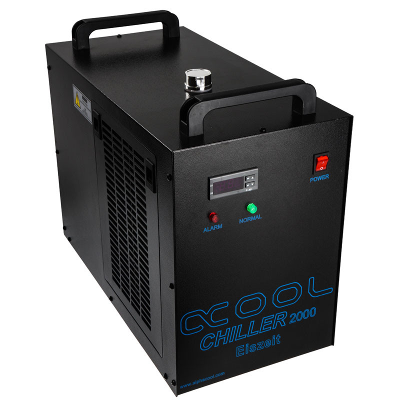 Alphacool compatible Eiszeit 2000 Chiller / Kompressorkühler - schwarz