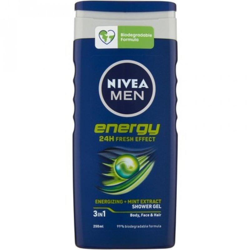 Nivea Men Energy Shower Shampoo 250ml