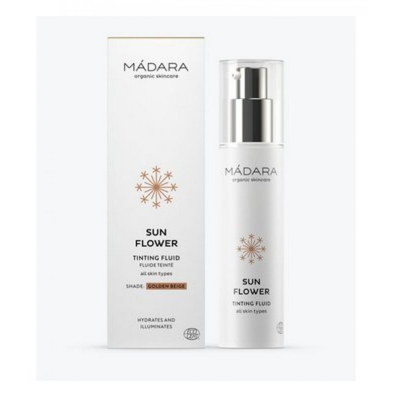 MÁDARA Cosmetics Sun Flower Golden beige - tinting fluid 50ml