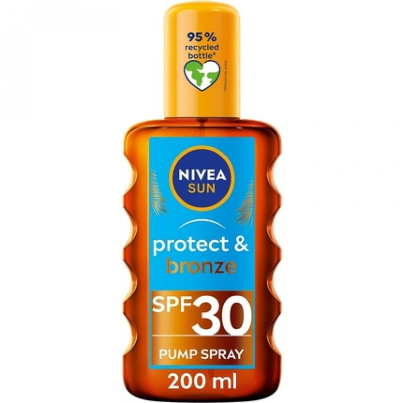 Nivea Sun Protect & Bronze Oil Spray 200ml SPF 30