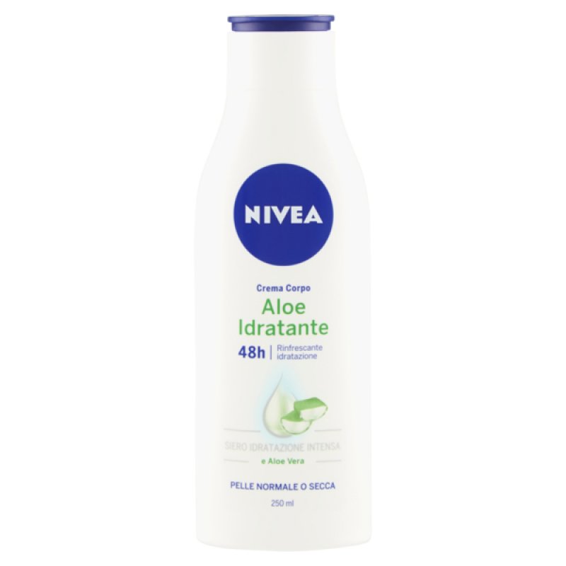 NIVEA Crema Corpo Aloe Idratante Pump 250 ml Cream Unisex