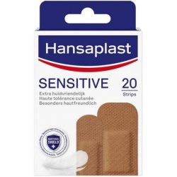 Hansaplast Sensitive Skin Tone Plasters Medium with Bacteria Shield