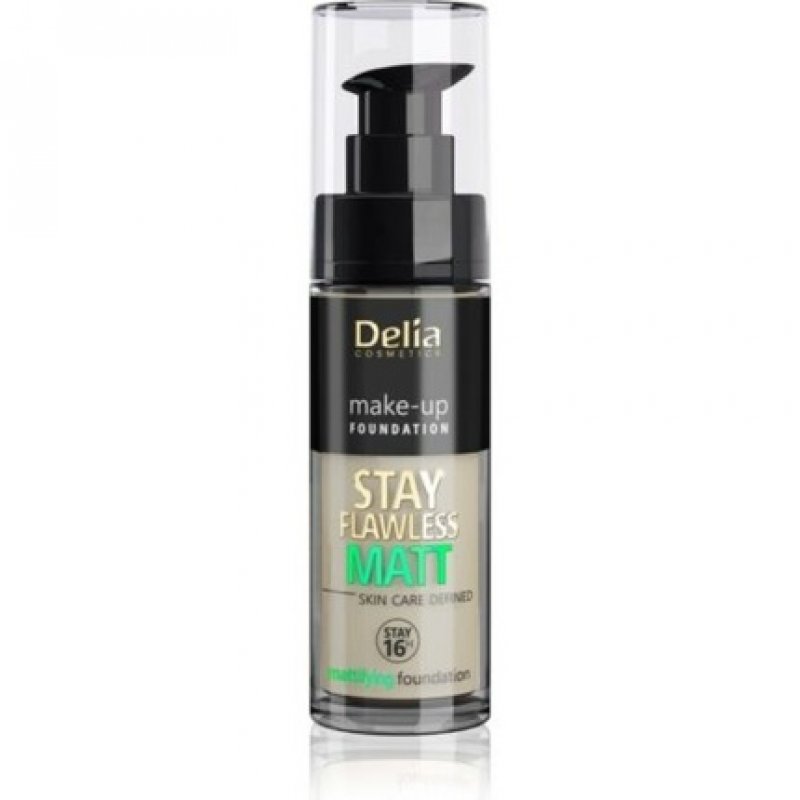 Delia Cosmetics Stay Flawless Mattifying Foundation 16H No. 404 Cashmere 30ml