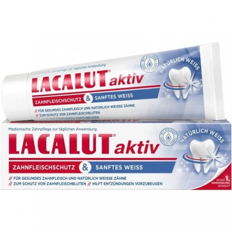 LACALUT Active Dental Protection & Gentle White Dental Cream 75ml