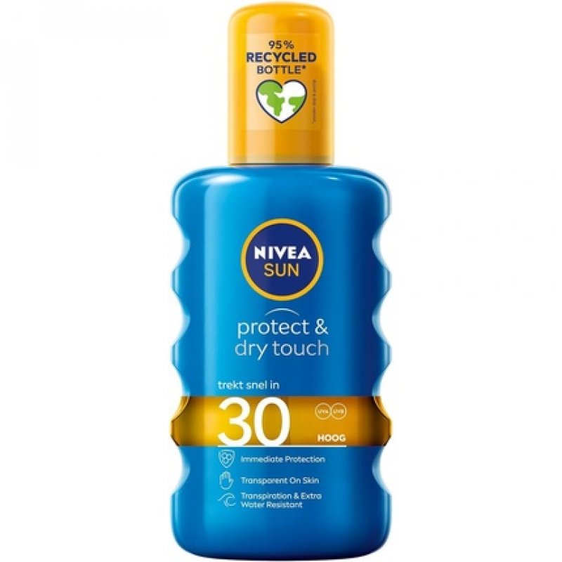 Nivea Sun Protect & Dry Touch Transparent Sun Spray Spf 30 200ml