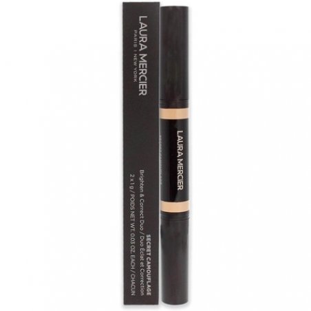 Laura Mercier Secret Camouflage Concealer Duo Stick 1N Fair with Neutral Undertones for Women 0.06 oz Pink