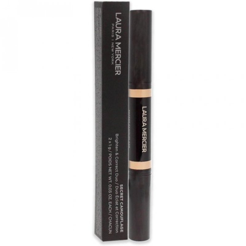 Laura Mercier Secret Camouflage Concealer Duo Stick 1N Fair with Neutral Undertones for Women 0.06 oz Pink