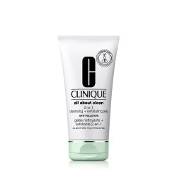 Clinique All About Clean 2-in-1 Cleansing Exfoliating Jelly Gel nettoyant Femmes 150 ml