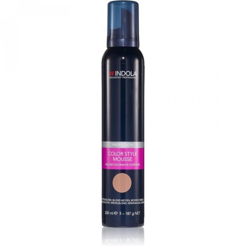 Indola Colour Style Mousse Medium Blonde 200ml
