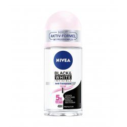 NIVEA Black & White Invisible Clear Femmes Déodorant roll-on 50 ml 1 pièce(s)
