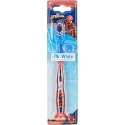 Mr White Jr Spider-Man Hand Toothbrush with Protective Cap