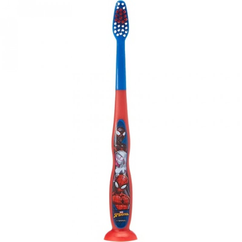 Mr White Jr Spider-Man Hand Toothbrush with Protective Cap