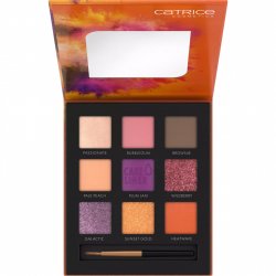 Catrice Colour Blast Eyeshadow Palette 010 Gorgeous Plums Neutrals and Reds with Water Activated Cake Liner Vegan and