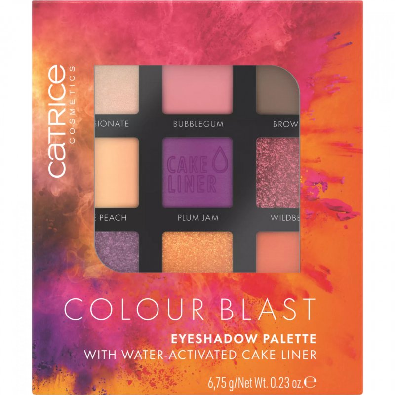CATRICE Colour Blast ombre à paupière 6,75 g 010 Tangerine meets Lilac Mat, Métallique
