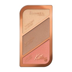 Rimmel London Sculpting Highlighter Palette 3-tone Coral Glow 18.5g