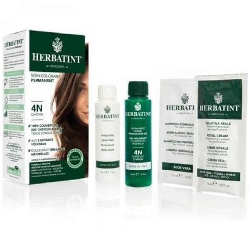 Herbatint Permanent Dye Care of 5 Plant Extracts 150ml - Chestnut