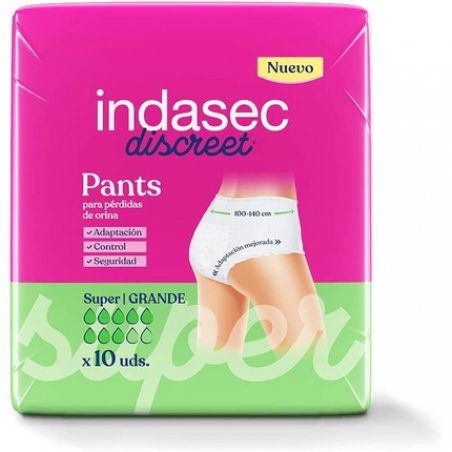 Indasec Underwear with Super Absorbent Interior
