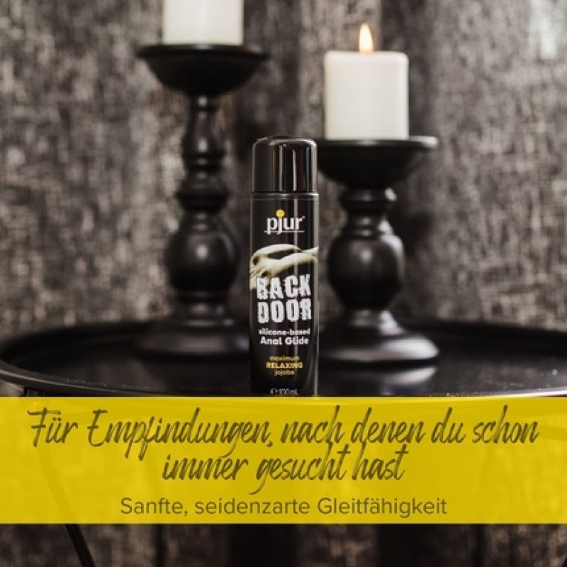 pjur Back Door Relaxing Silicone-Based Concentrated Anal Sex Lube with Relaxing Jojoba 250ml