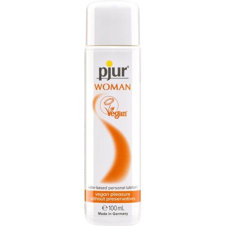 pjur Woman Vegan Sex toy, Vaginal 100 g Lubrifiant à base d'eau 100 ml